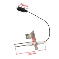 Électrode d'allumage de chauffe-eau 93868 avec sonde d'étincelle, pièces de rechange de chauffe-eau RV, sonde d'étincelle de capteur pour Atwood 93868, 3