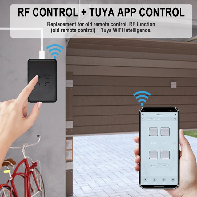 Wifi Smart Tuya NOVOFERM NOVOTRON TORMATIC Controller RF Function Converter for 502 MAX43-2 504 MAX43-4 512 MIX 43-2 Alexa Work 4