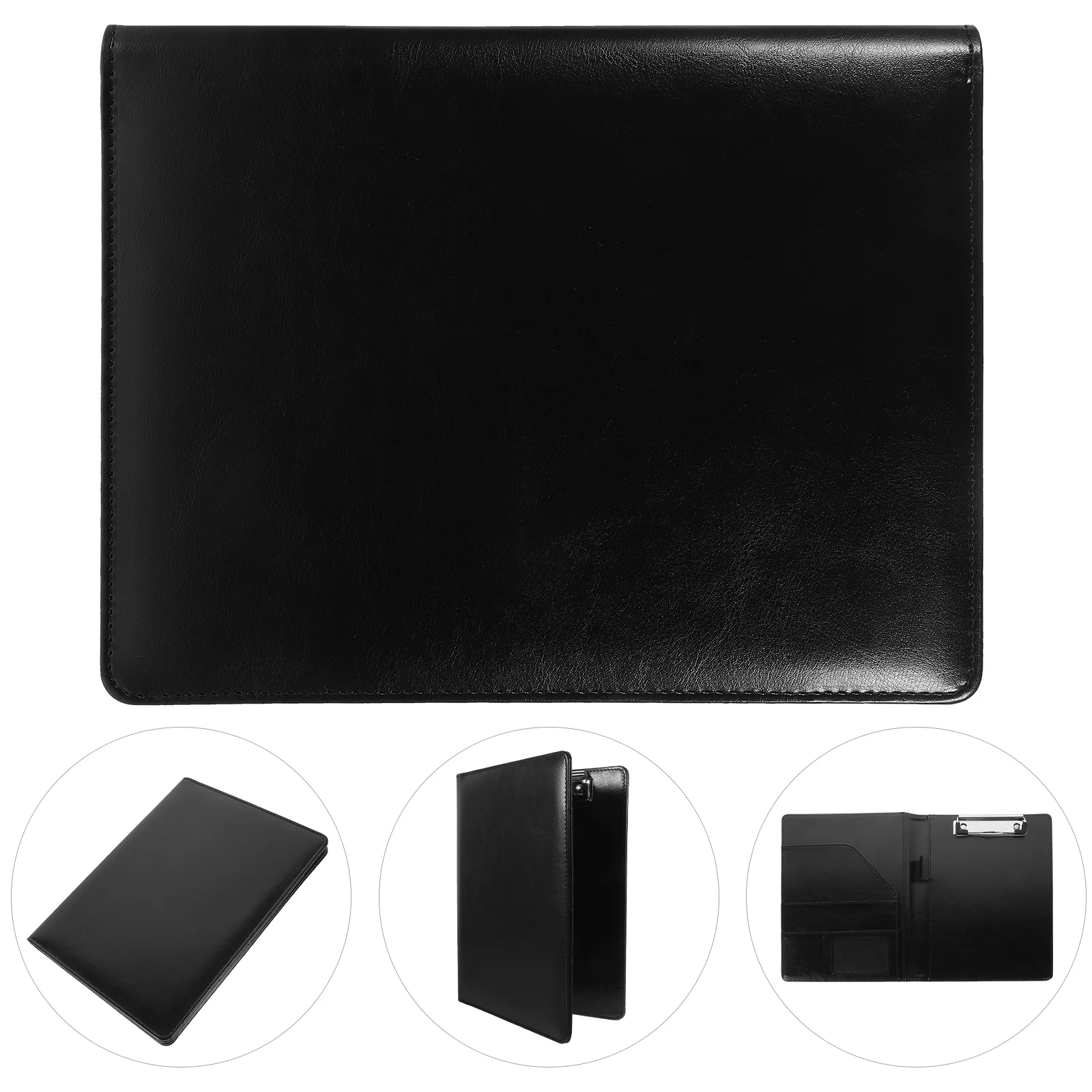

Portfolio Binder Slim Organizer Folder Storage Binders Document Stainless Steel Folders