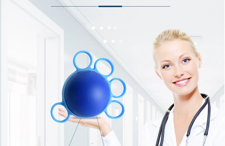 5-Finger-Griff-Übungsball aus Silikon, Quetschball, Handgriff-Krafttrainer, Reha-Ball, Stressabbau-Fidget-Spielzeug für Ha – Detail 11