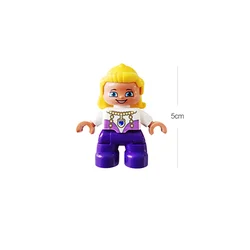 Deluxe City Action Figures Family Playset - Building Block Toys (S09 Little Princess)