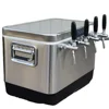 Draft beer Stainless steel coil cooler with 4 taps for outdoor draft beer dispensers 1