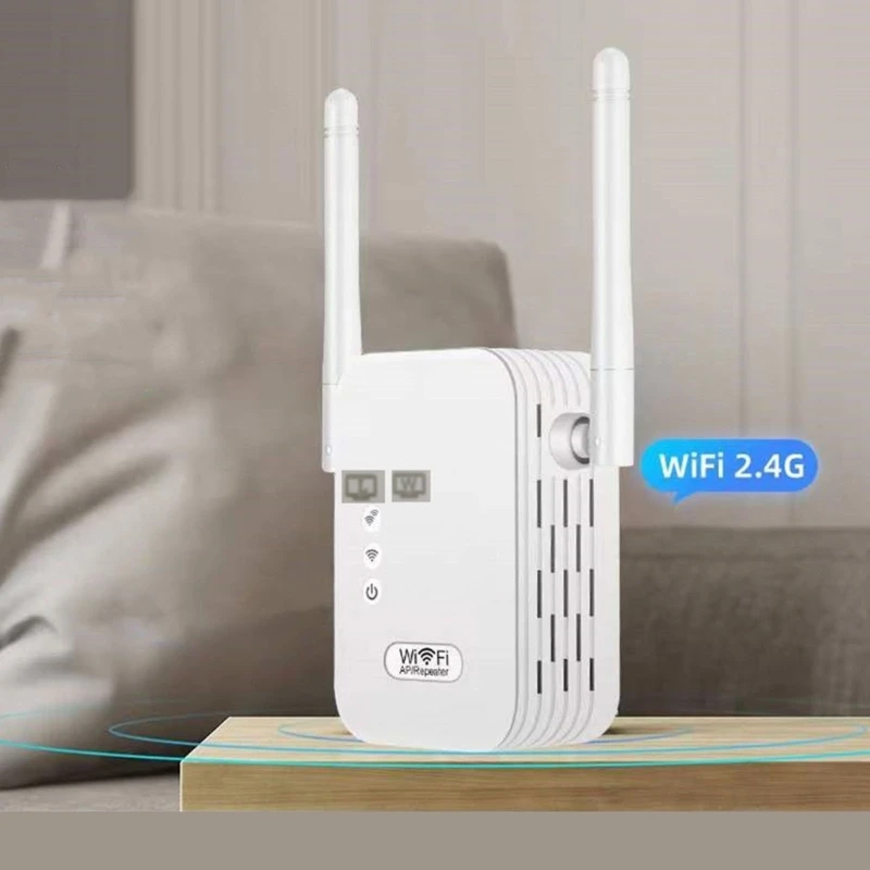 2024 Nuova Doppia Antenna Wifi Signal Booster Extender Internet Ad Alta Velocità Ripetitore Wireless Ripetitore Wifi 300M Wifi Range Extender