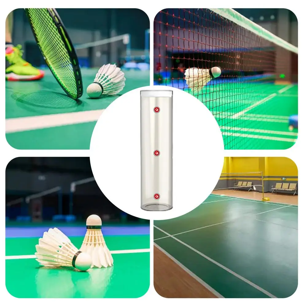 Shuttlecocks Storage Bucket Badminton Balls Holder Magnetic Tube Badminton Training Equipment Shuttlecock Storage Tube Bag