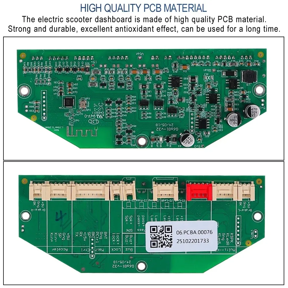 Digitales Armaturenbrett mit Blinker und Scheinwerfer für Kugoo KuKirin G4 Display-Instrument Hauptplatine Roller-Zubehör – Detail 17