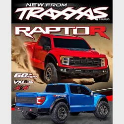 New 101076-4 Full Scale 1/10 F150 Raptor Rc Remote Control Brushless Short Card Model Car Electric 4wd High Speed Toy Car Gift