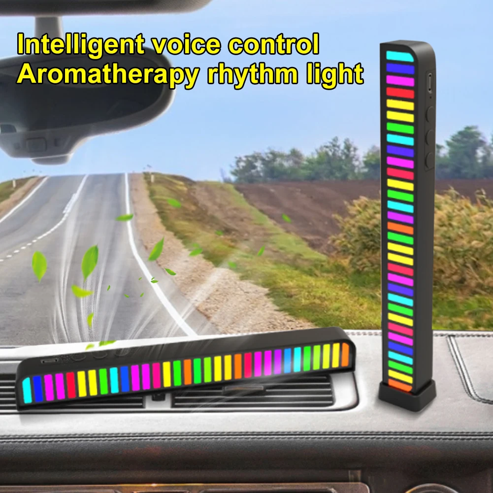 

LED Strip Light Sound Control Pickup Rhythm Light Music Atmosphere Light RGB Colorful Tube USB Energy-Saving Lamp Ambient Light