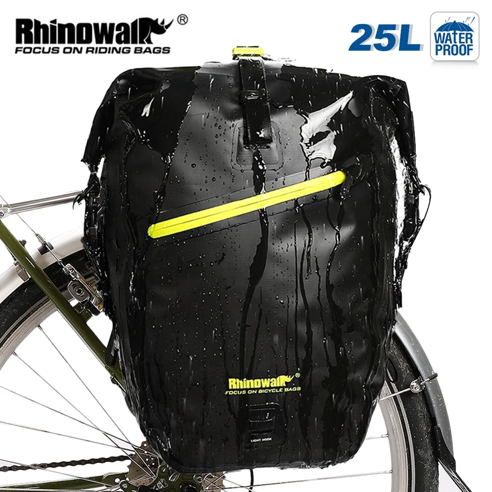 Alforjas Moto Bolsas Bicicleta Alforjas Rinowalk Para Bici 40L