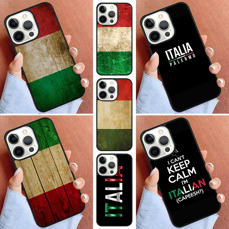 Custodia Per Telefono Con Bandiera Nazionale Italia Italia Per Iphone 15 14 Pro Max 11 13 12 Mini X Xr Xs Max Se 2020 6S 7 8 Plus Cover Capa