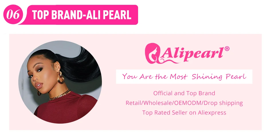 Ali Pearl Body Wave Transparent Lace Frontal Pre-Plucked with Baby Hair Brazilain 13x4 Lace Frontal For Women 100% Human Hair