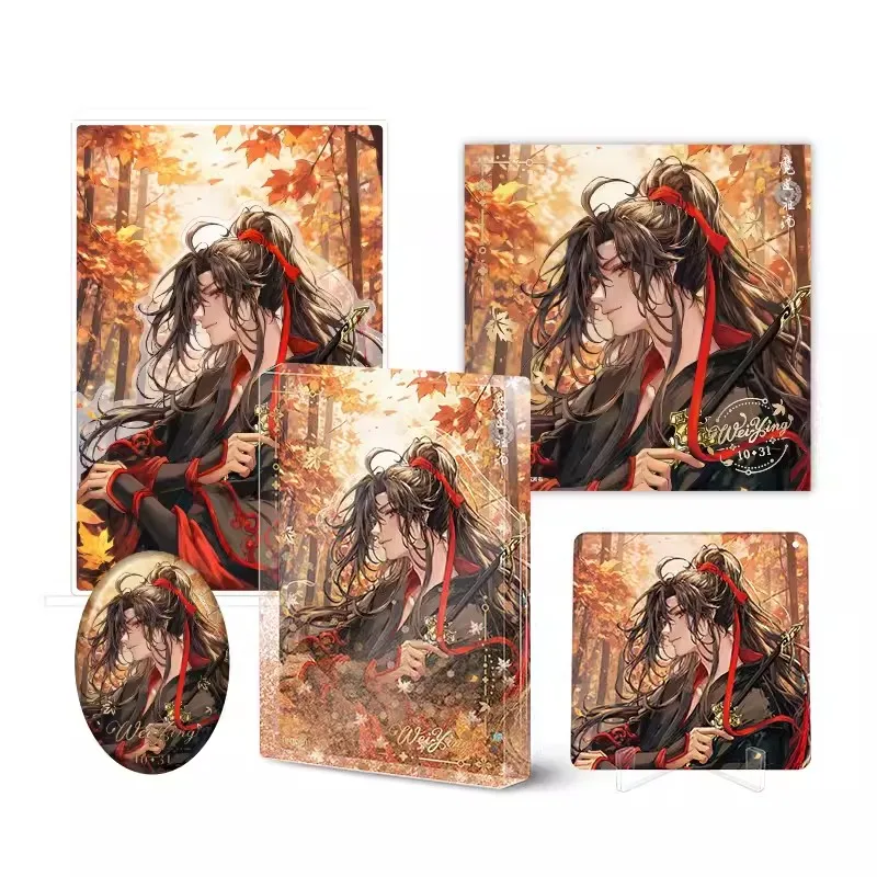Grão-mestre do Cultivo Demoníaco Suportes Acrílicos Wei Wuxian Birthday Series Quicksand Badge Ornament 2024