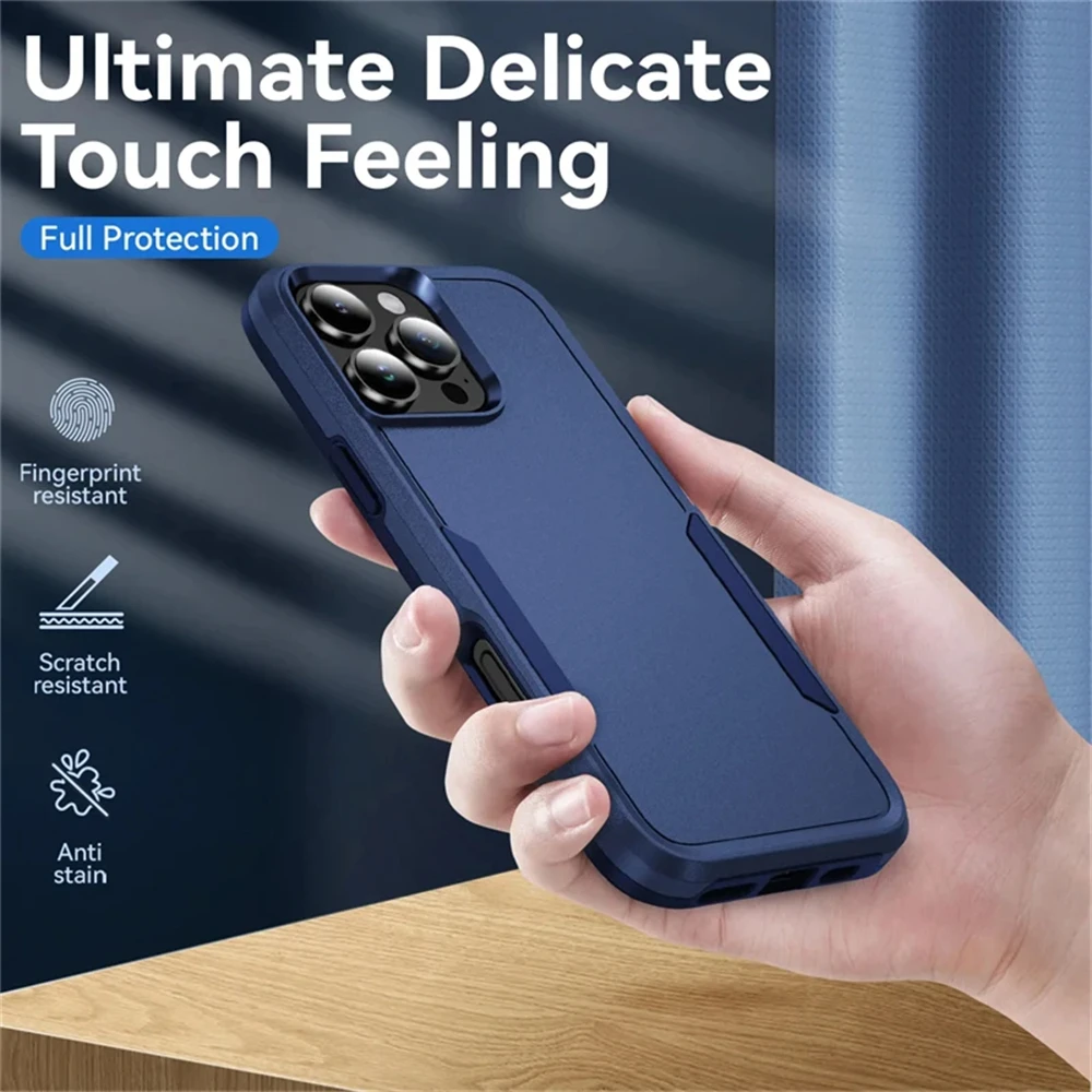 Shockproof Phone Case For Iphone Pro Max Plus Rugged Protection_voghion.com