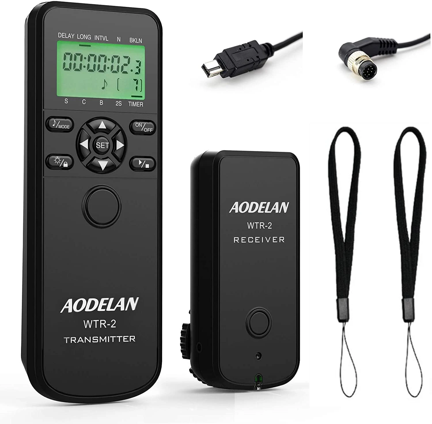 Aodelan Wireless Camera Timer Telecomando Otturatore Rilascio Per Nikon Z9, Z7 Ii, Z6 Ii, Z6, Z5 D780, D6, D850, Coolpix A, P950,