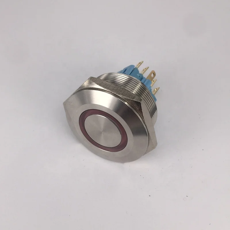 APEM AV50022000074BK Anti-vandal Push Button 30mm Stainless Steel No Nc Ip67 Solder - Foto 13