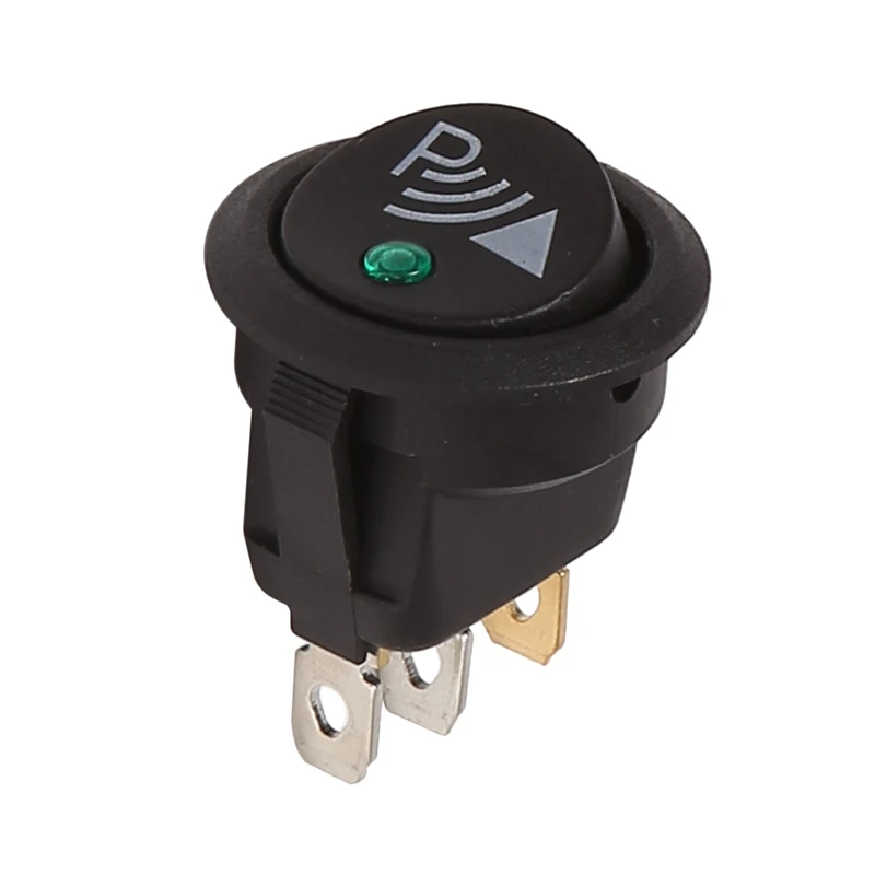 Round 3 Pin Rocker / Parking Off Switch Front Rear Walking Sensor 5X