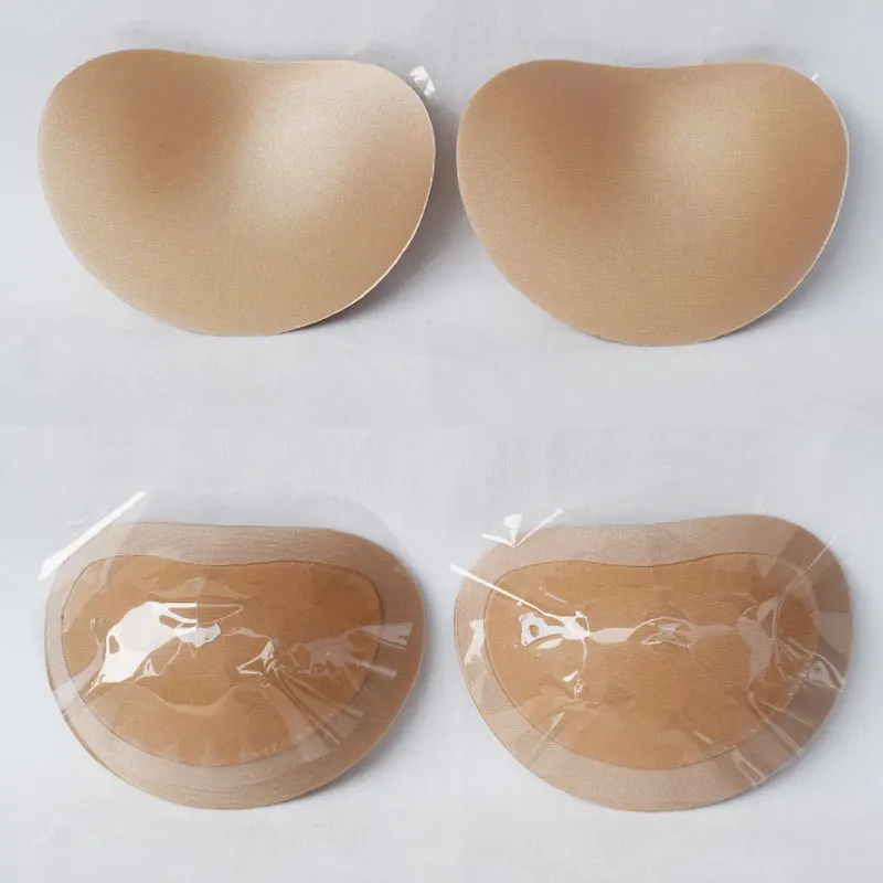 2 pairs Self-Adhesive Pads inserts Bras Push Up Pads With Massage Removable  Sticky Breast Enhancer Pads Breast Lifter For Women