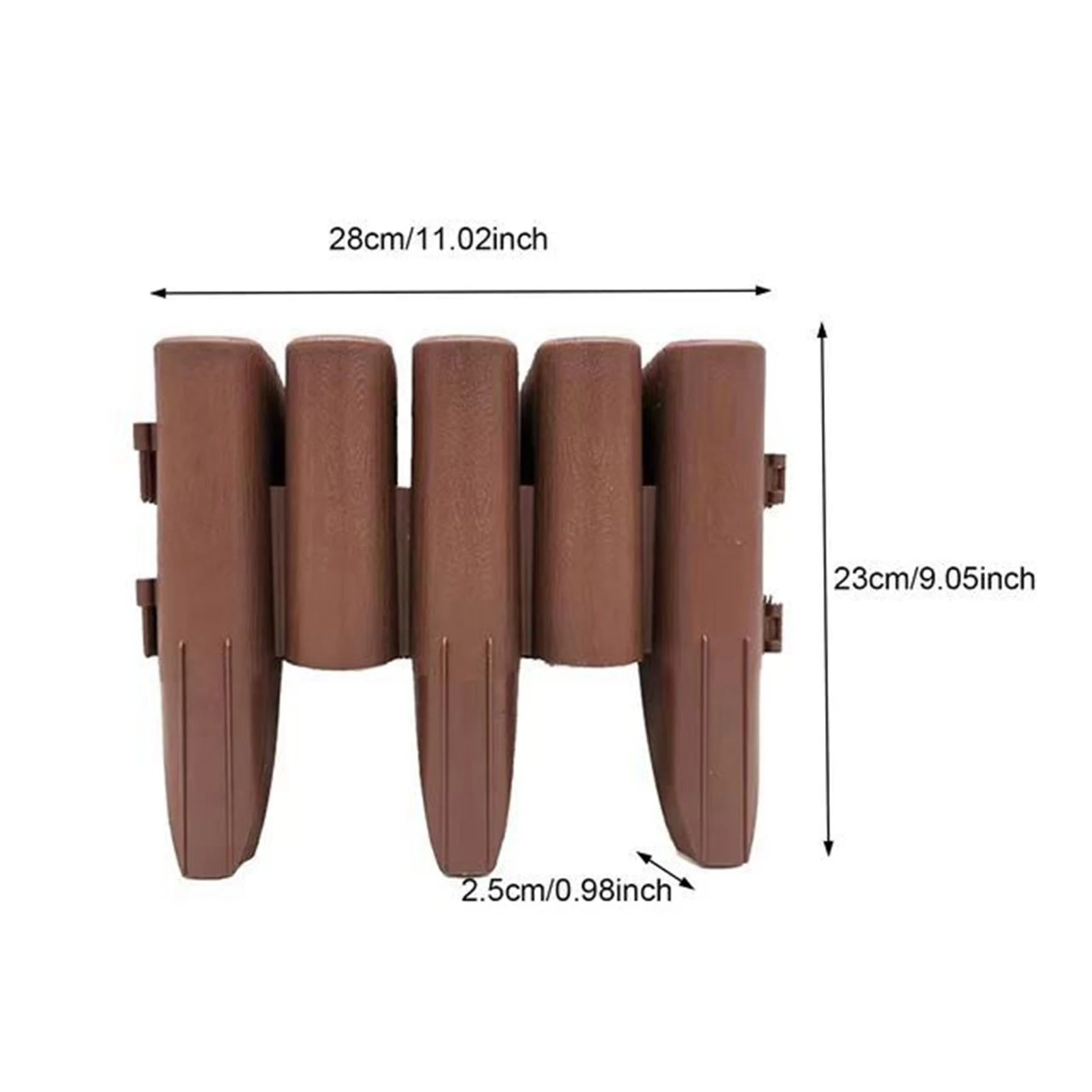 5 Pieces Garden Edging Border Barriers Fence Yard Plant Landscape Decor Fence Border for Walkway Lawn Garden Flower Bed