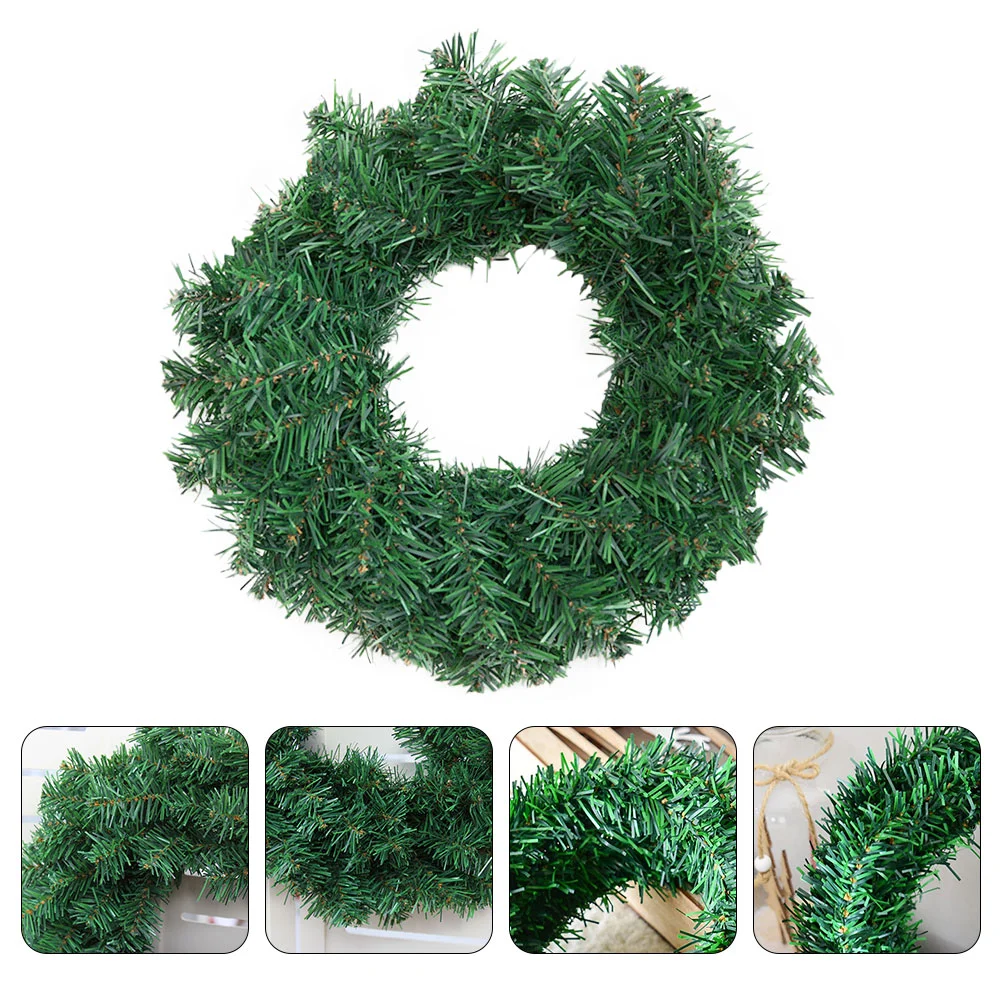 

Christmas Wreath Festival Garland Decorate Plant Party Decoration Pvc Hanging Pendant