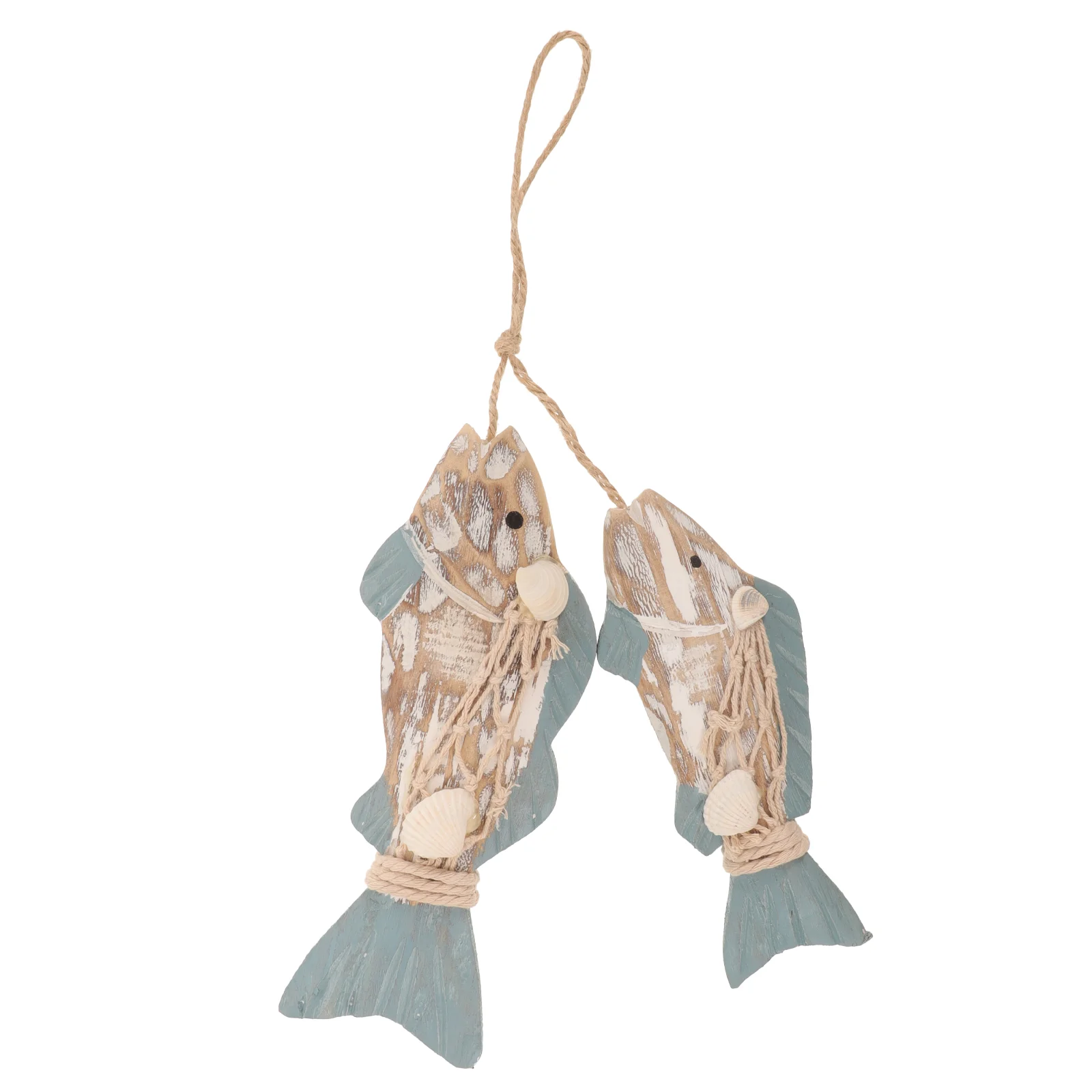 

Nautical Style Fish Hanging Decoration Nautical Wooden Wall Hanging Ornament