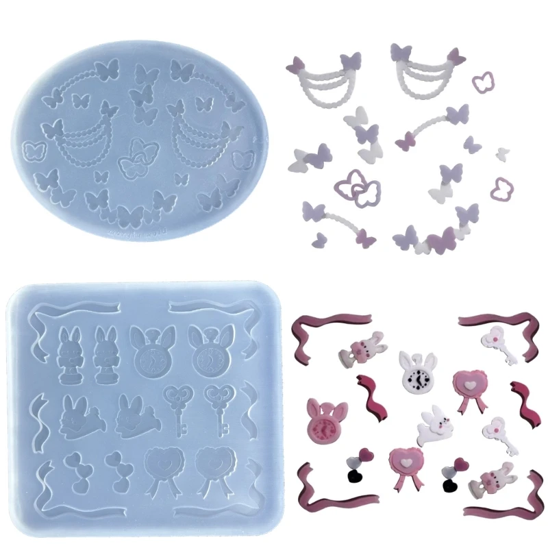 

Versatile Resin Casting Mold Pendant Mold DIY Jewelry Finding Moulds Epoxy Molds Perfect for Creating Jewelry Keychains