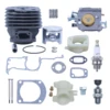 52mm Big Bore Cylinder Piston Carburetor Overhaul Kit For Husqvarna 266XP 266 266SE XP SE 61 Parts Chainsaw Intake Manifold 2