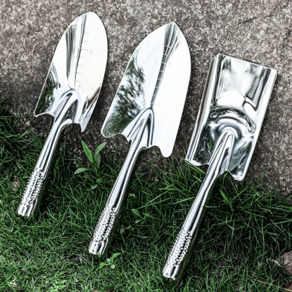 stainless steel Garden Trowel Heavy Duty Ergonomic Grip Gardening Hand Tools Transplanting Planting Garden Hand Shovel 5