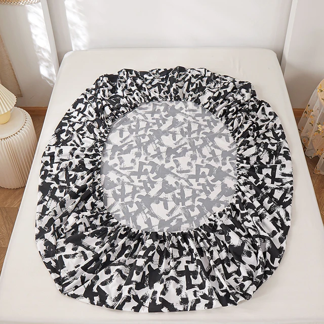 꿈처럼 편안한 수면을 선사하는 인쇄 장착 시트 매트리스 커버