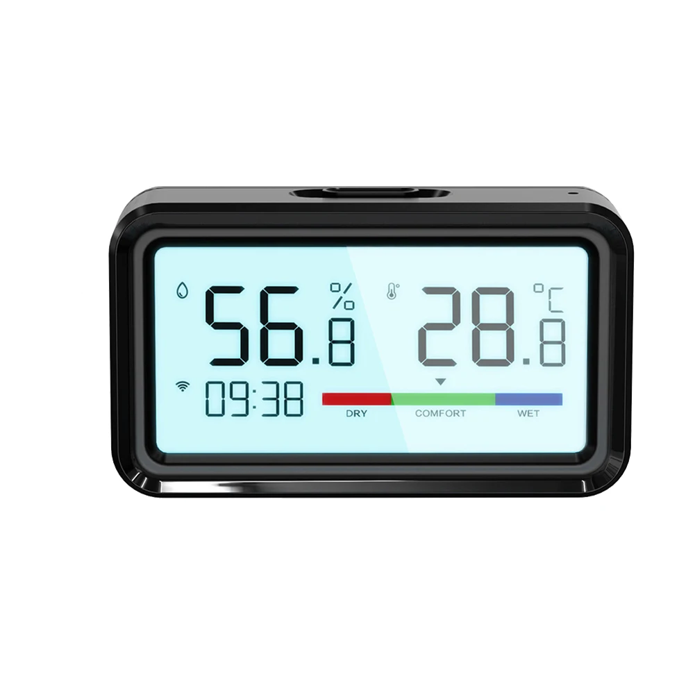 

Voice Control Temperature And Humidity Sensor Temperature And Humidity Sensor Backlight Detection Mobile APP Control