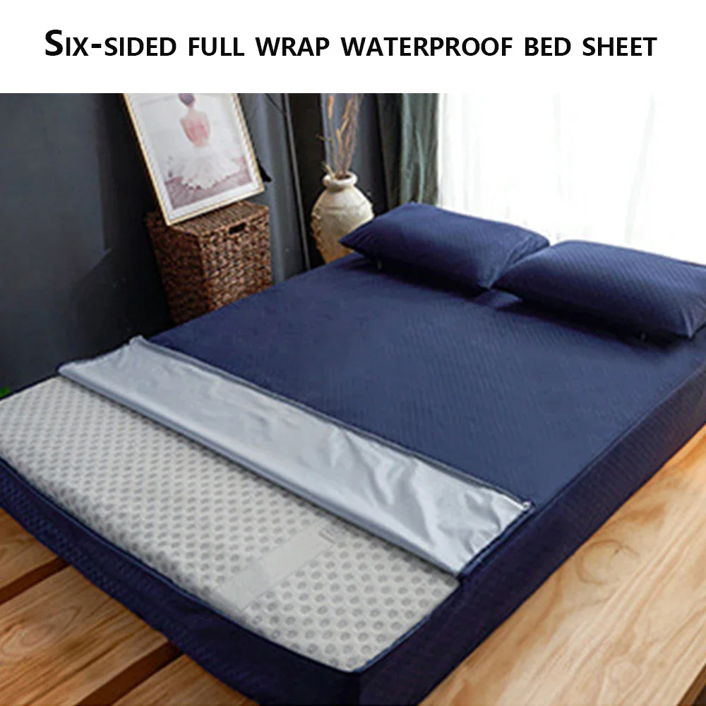 

2023 Hot Sale Waterproof Bed Sheet - Bedspread Protective Mattress - Zippered Linens - Various Sizes