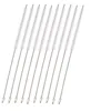 10pcs Nylon Brushes ，Stainless Steel Cleaner Nylon Cleaning Brushes Set， for Tobacco Pipe ，For Cleaning Tools，L 170mm OD 2mm 2