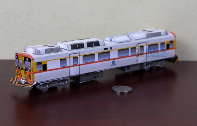 Train Box 3D Paper Model DIY Puzzle Parent-child Manual Class Origami Papercraft Toy 2