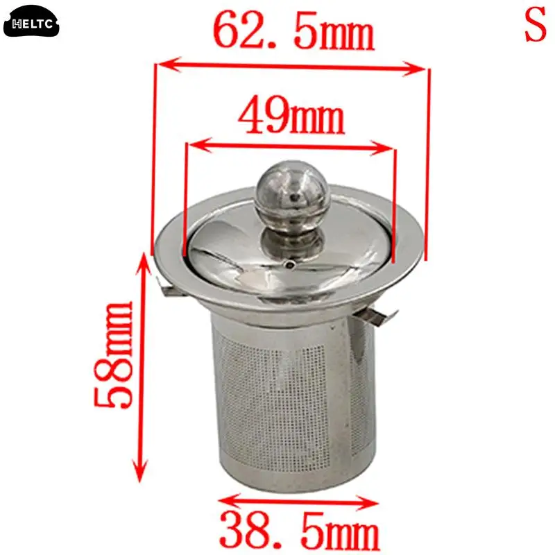 Reusable Stainless Steel Tea Strainer Mesh Infuser Basket Loose Tea Leaf Infusers Herb Filter For Mug Teapot Teaware Maker Tea Infuser Tea Strainer Tea Filter