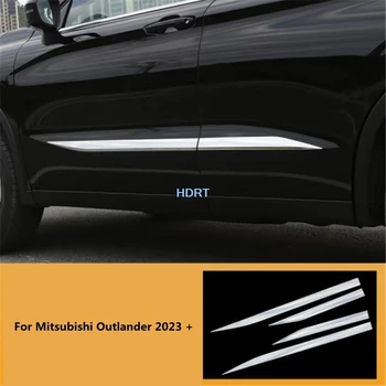 Exterior Sticker Protector Accessories Car Styling Side Door Edge Trim Strip Body Molding Cover For Mitsubishi Outlander 2023 + 1