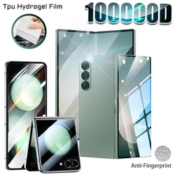 Diamond Hydrogel Front & Back Screen Protectors for Foldable Devices - Not Glass (Diamond Film)