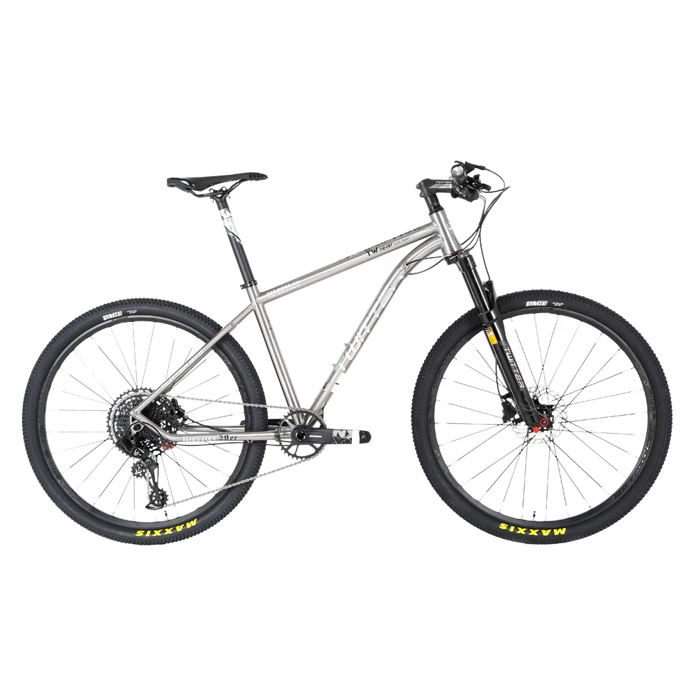 2024 Twitter Werner 15/17/19Cm Nx-12S Instradamento Cavi Interni Freni A Disco Idraulici Mtb 27.5/29 "Xc-Class Titanium Mountain Bike