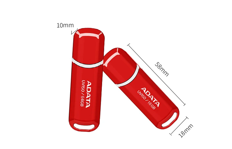 Drive Vermelho para Computador, Disco U, USB 3.2, 64GB, 32GB, original