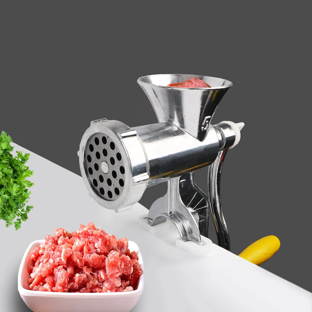 Stainless Steel Food Processor Handheld Manual Meat Grinder