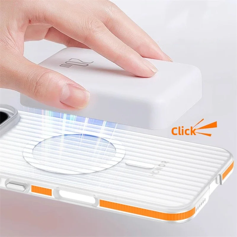 Huawei Honor Transparent Magnetic Anti-Slip Protective Case