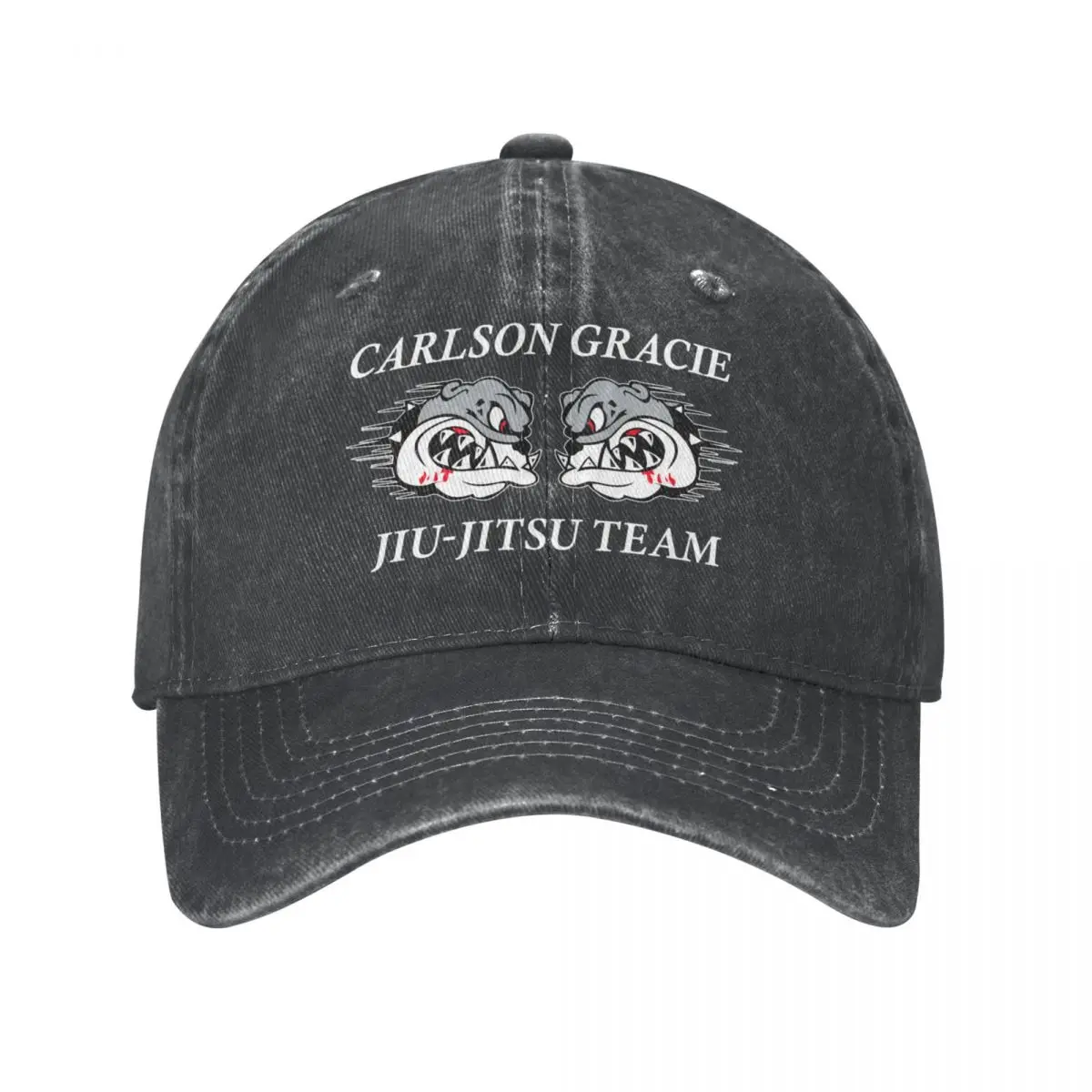 

Logo Carlson Gracie Team White Cap Cowboy Hat Cap male hip hop Caps women Men's