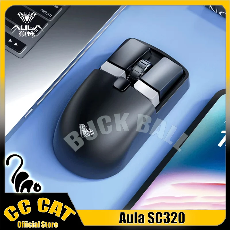 

Aula Sc320 Bluetooth Wireless Mouse Adjustable Mouse 2mode Lightweight Mini Mouse Ergonomics For Computer Accessory Office Gifts