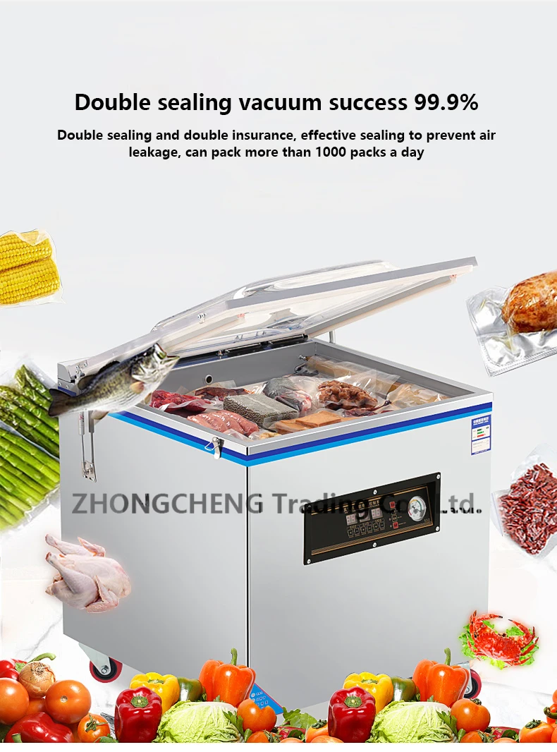 Description Picture 5 of itemVacuum Food Sealer Food Packaging Machine Large-scale Dry Wet Dual-purpose Pumping, Packaging, Plastic Sealing Machine