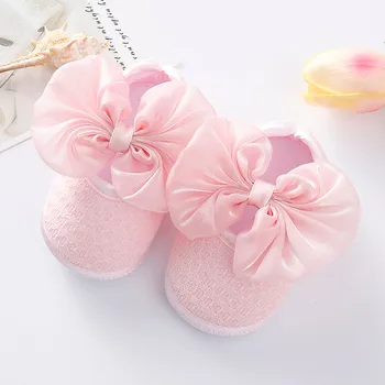 Baby Girls First Walkers Soft Toddler Shoes Infant Toddler Bowknot Walkers Shoes Princess Shoes Infant Prewalker Baby Shoes 2022 1