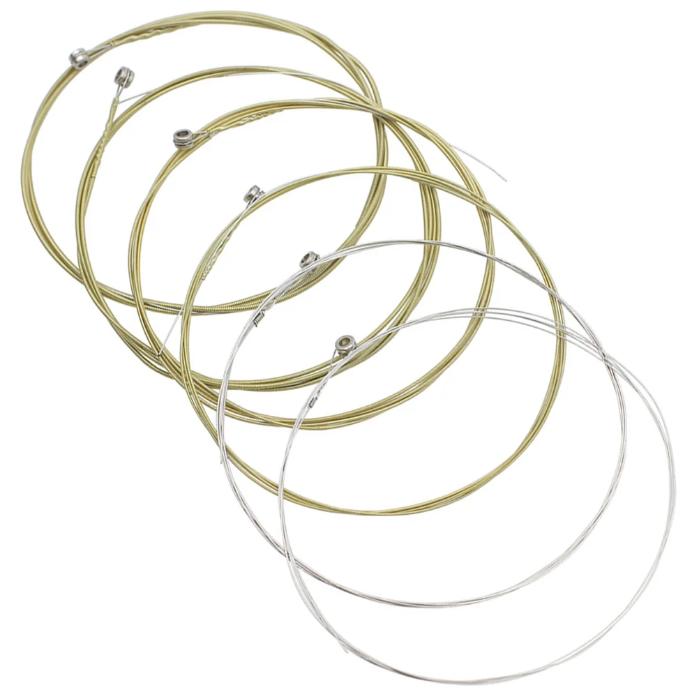 

Universal Acoustic Guitar Strings Brass Hexagonal Steel Core Strings Musical Strings Stringed Instrument Replacements Parts