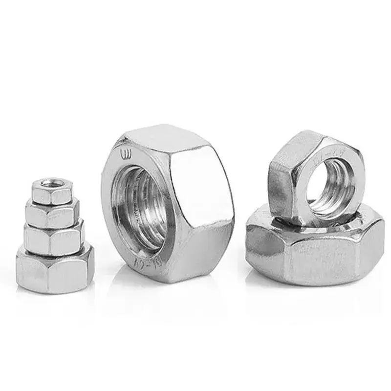 10pcs/lot M2 M2.5 M3 M3.5 M4 M5 M6 M8 M10 304 Stainless Steel Hex Hexagon Nuts - Image 4