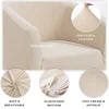 High Stretch Spandex Coffee Tub Sofa Armchair Seat Cover Protector Washable Furniture Slipcover Easy-install Home Chair Decor 5