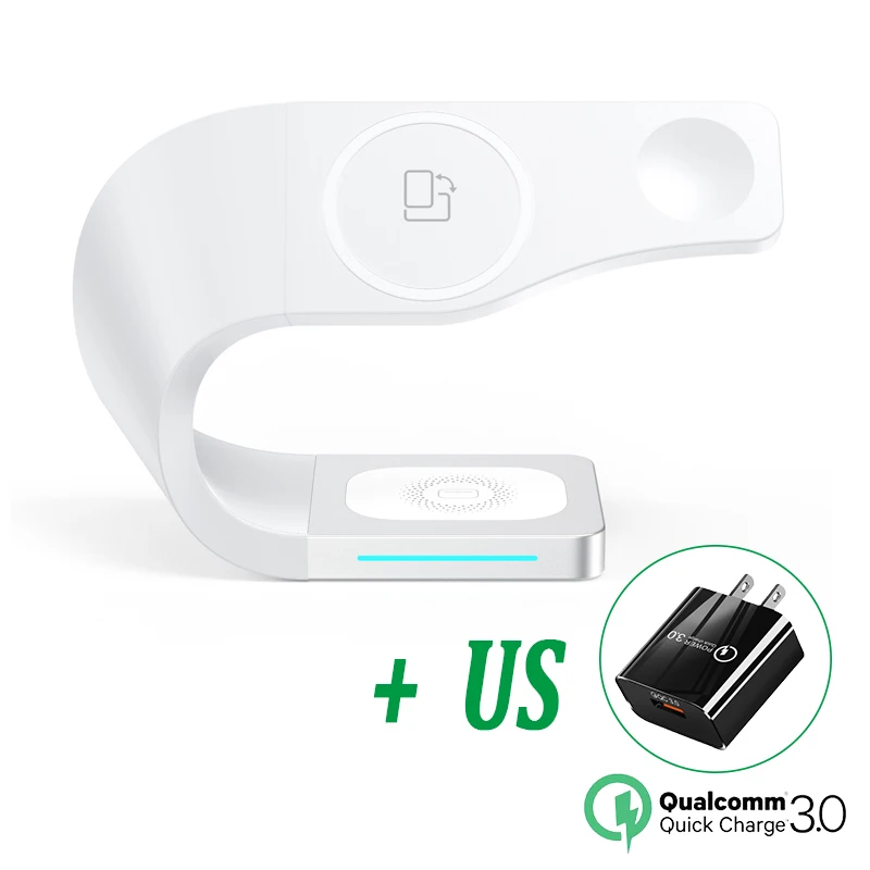 With US Plug White