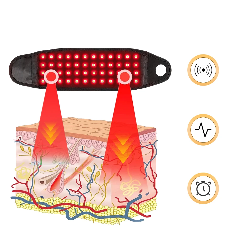 Infrared Wrist Guard Black Protective Gear Universal Left and Right 3 Levels Red Light Adjustment USB Plug Hand Joint Protection