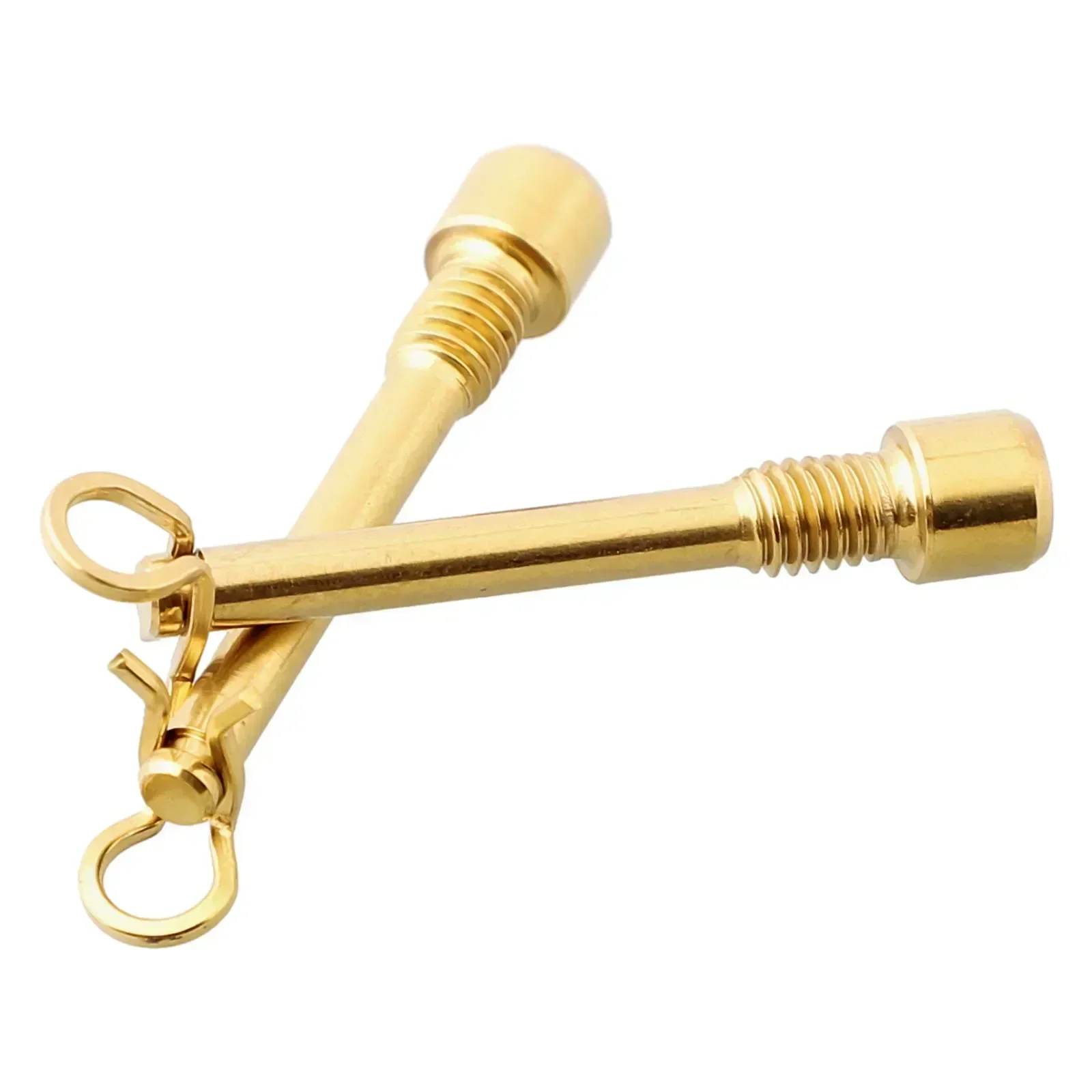 Tornillos De Pinza De Freno De Disco Para Bici - Aleación De Titanio M4 X 26 Mm - Incluye Pasadores Y Anillos