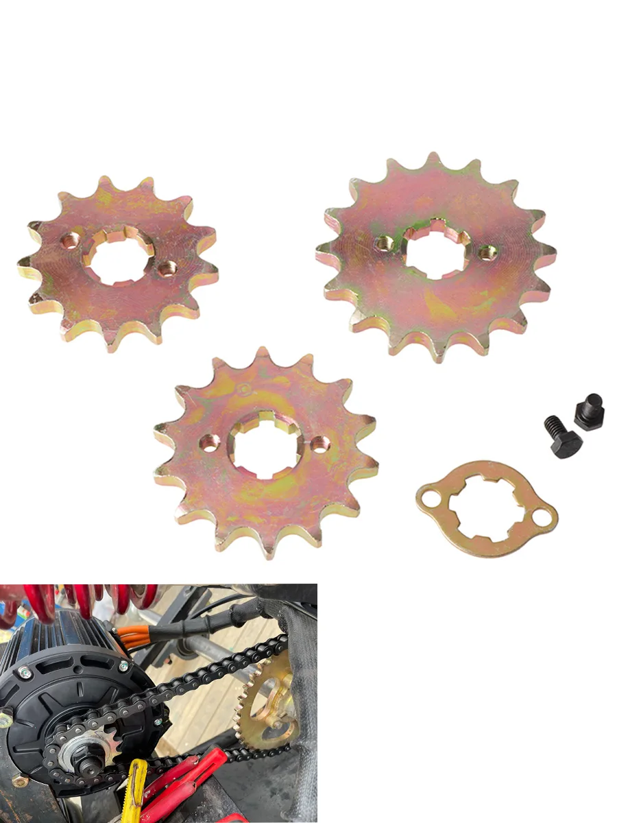 530-25mm 13T 14T 16T Motorrad Getriebe Transport Ritzel Kettenrad Geeignet für 530 Kette GY6 250cc 150CC 200CC ATV Go Kart – Detail 12