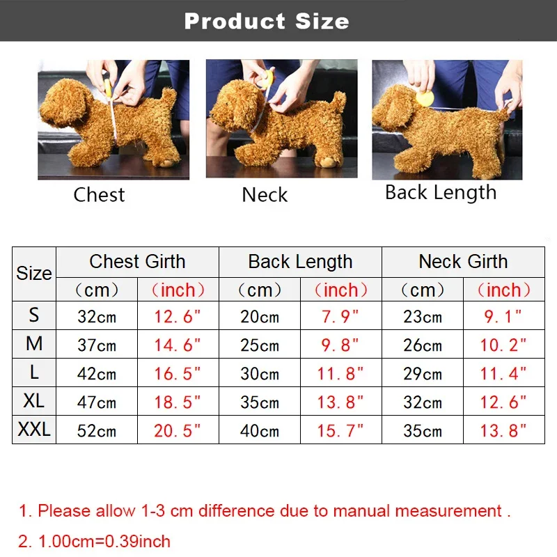 Winter Dog Coat – Thick Polyester Dog Hoodies & Warm Puppy Jumpsuit For Small Medium Dogs